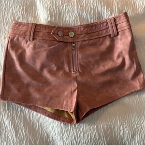 White Fox Boutique High Waist Pink Shorts